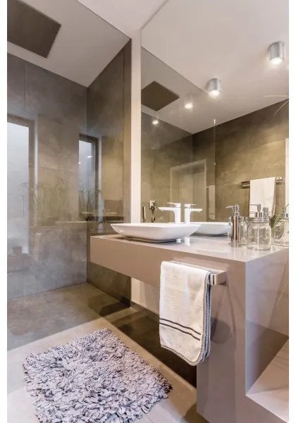 Kanlux 29242 - Kúpeľňové stropné svietidlo SANI 1xGU10/10W/230V IP44 matný chróm