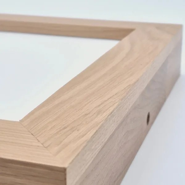 Brilagi-LED Stmievateľné svietidlo WOODY FRAME LED/24W/230V dub 30x30 cm IP44 + DO