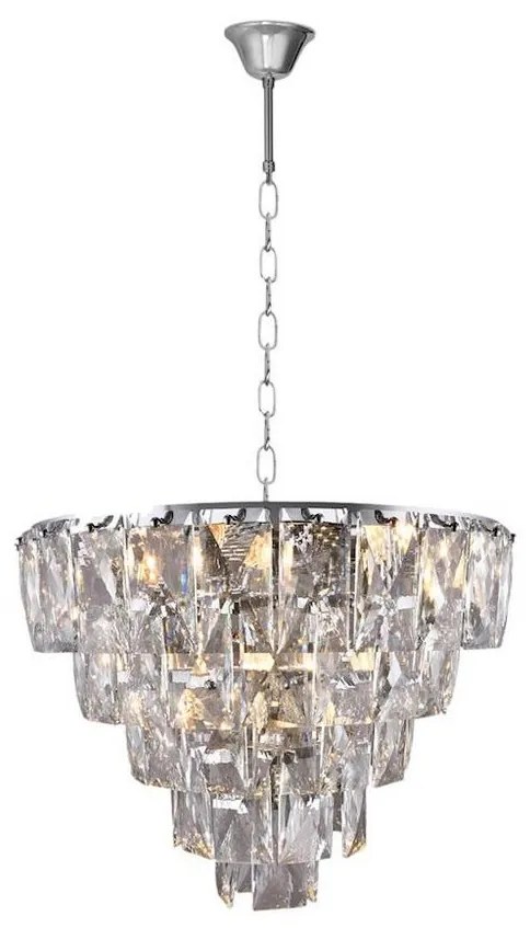 Krištáľový luster na reťazi CHELSEA 6xE14/40W/230V