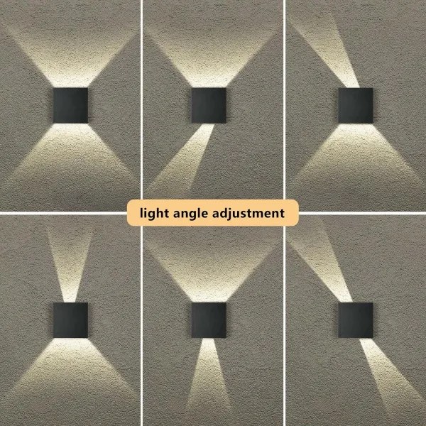 Brilagi - LED vonkajšie nástenné svietidlo DOUBLERAY LED/4W/230V čierne IP65