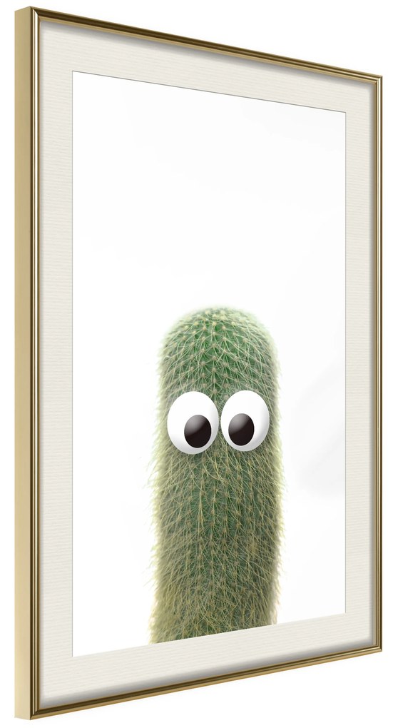 Artgeist Plagát - Prickly Friend [Poster] Veľkosť: 20x30, Verzia: Zlatý rám