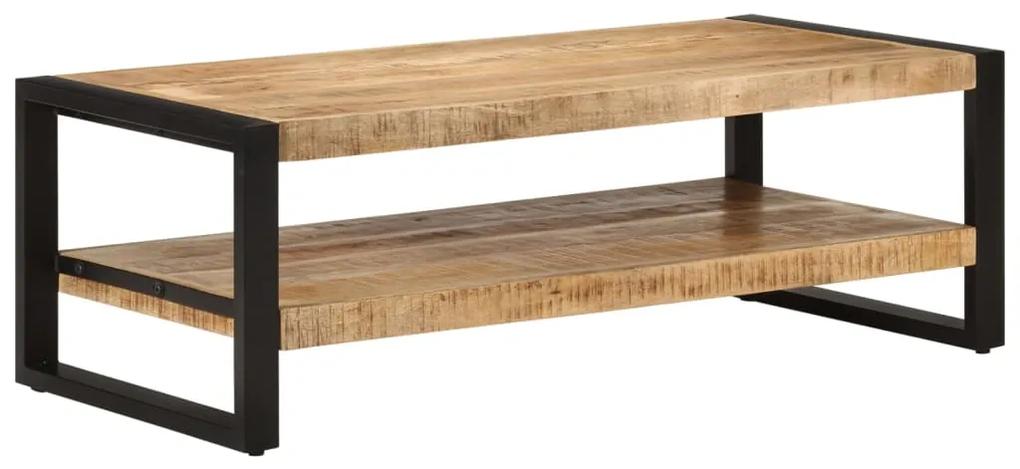 Konferenčný stolík 120x55x40 cm masívne mangovníkové drevo 351820