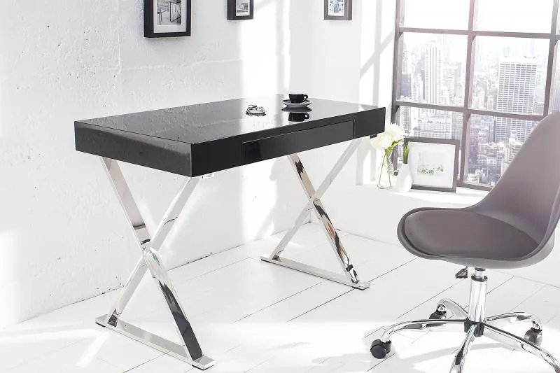 Písací stôl Grace čierny 100cm