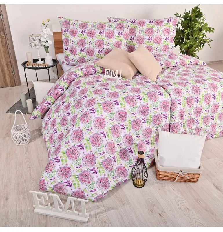 Obliečky bavlnené Cindy EMI, Štandardný set jednolôžko obsahuje 1x 140x200 + 1x 70x90