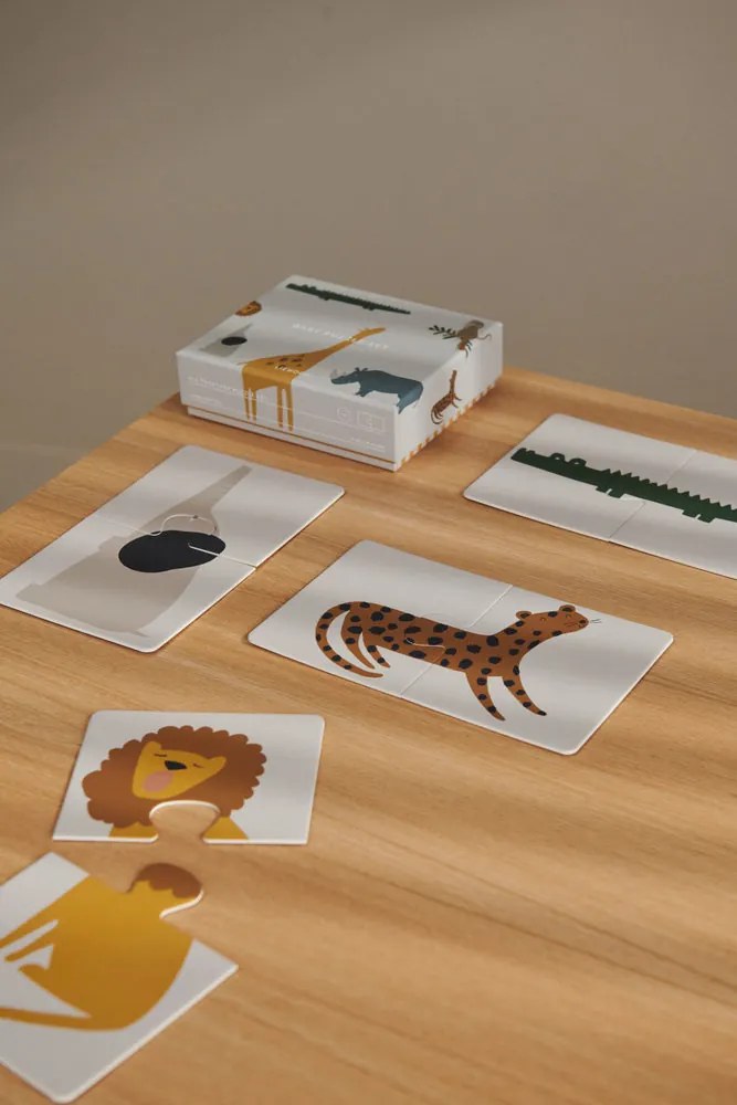 Puzzle pre najmenších LIEWOOD Brett Zvieratá