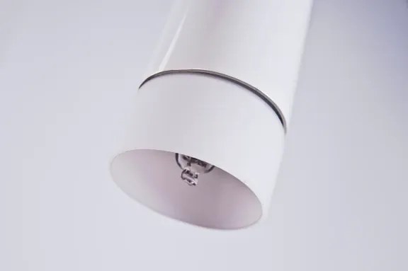 Minimalistické svietidlo Stylo 8 biele