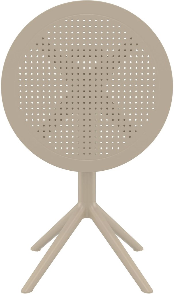 Skladací stôl Sky round - taupe