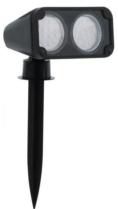 Eglo 75315 - LED Vonkajšia lampa NEMA 2xGU10/2,8W/230V 3000K IP44 EG75315