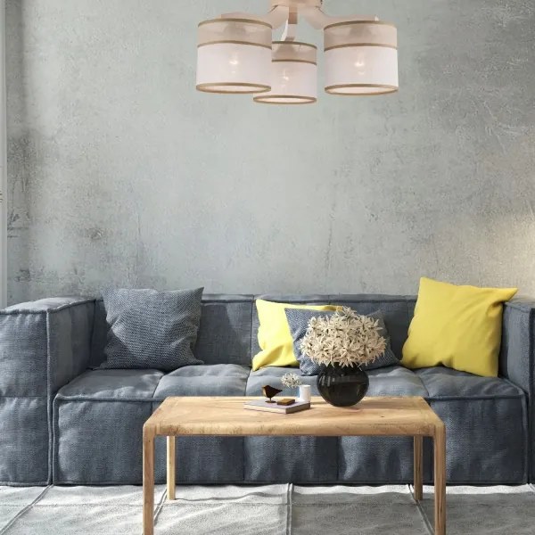 Prisadený luster ANDREA 3xE27/60W/230V