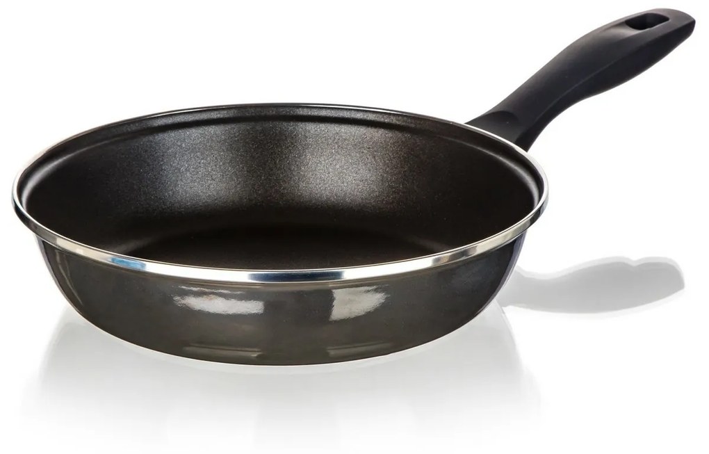 Banketová smaltovaná panvica METALLIC Black 24 cm,s nepriľnavým povrchom, 24 cm