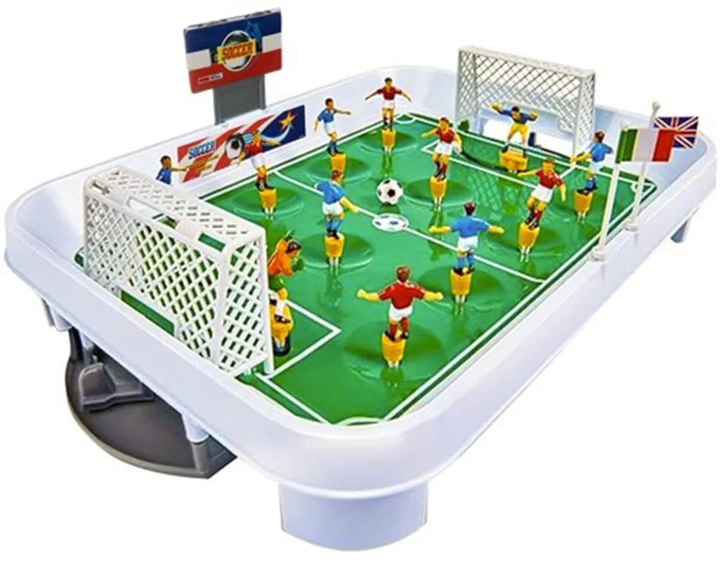 Mini stolný futbal, biely | Kruzzel
