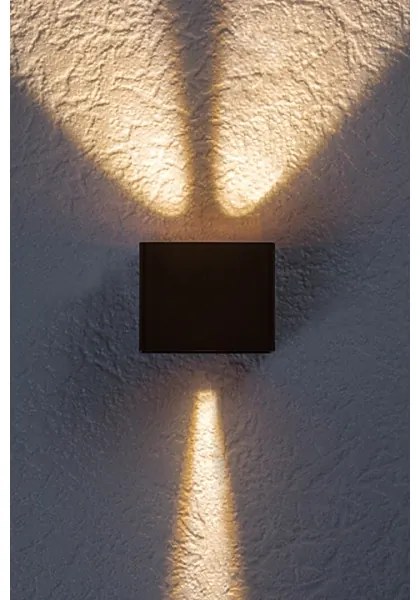 Rabalux 77169 - LED Vonkajšie nástenné svietidlo HALLSTATT LED/10W/230V IP54 hnedá