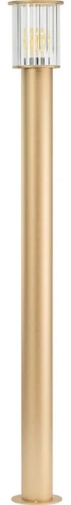 Argon 8754 - Vonkajšia lampa NORFOLK 1xE27/15W/230V IP44 124cm zlatá