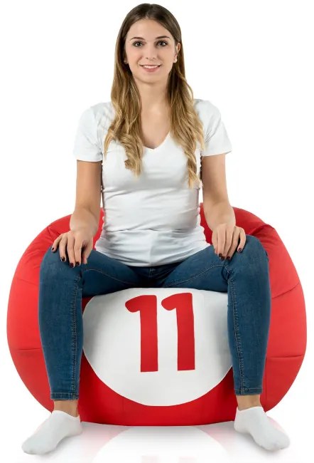 Sedací vak biliard 11 ekokoža