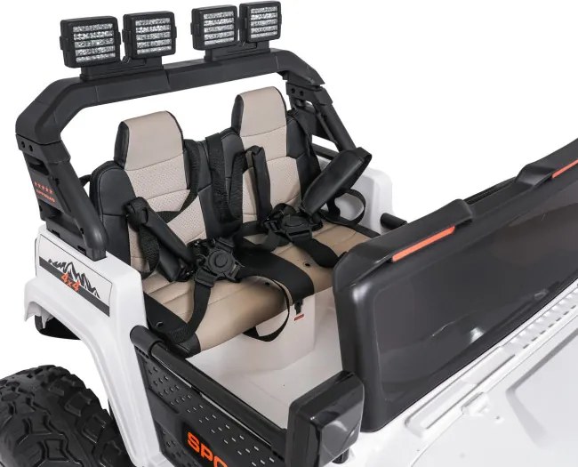Elektrické autíčko Extreme Sport 4x4 biele