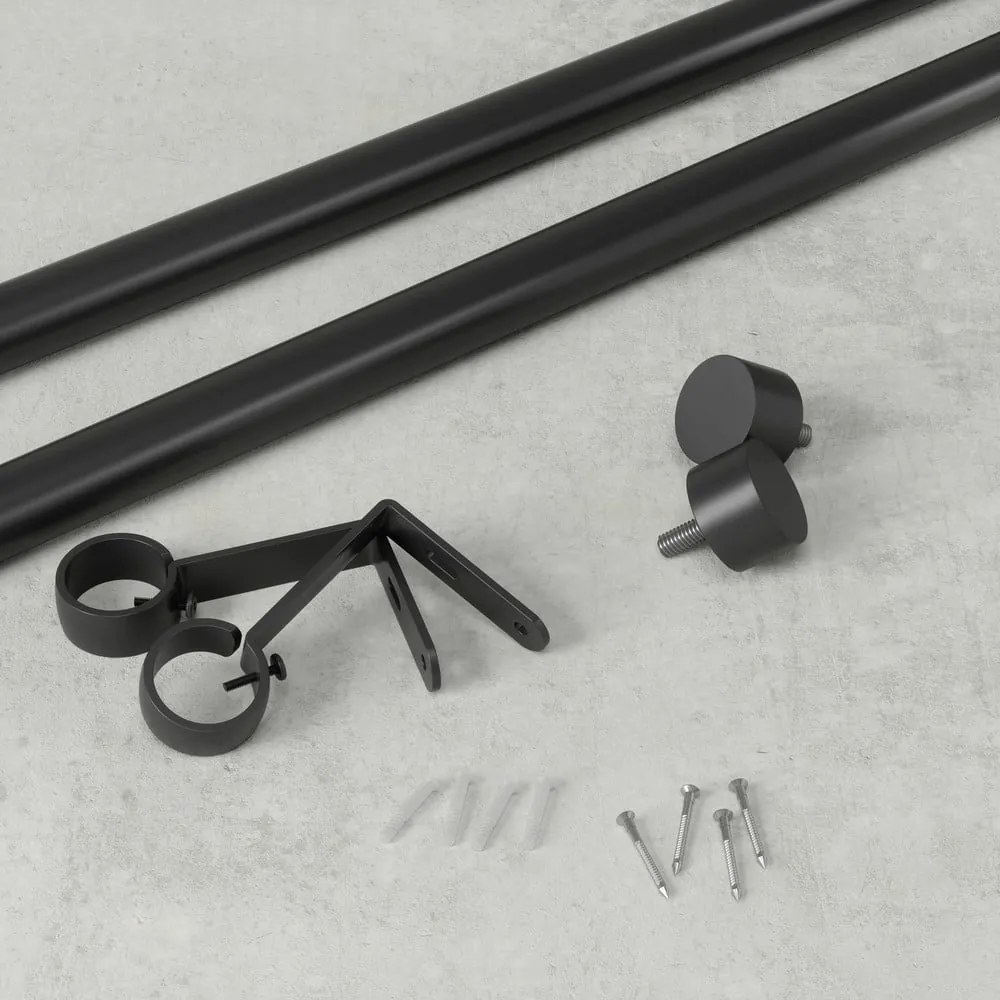 Oceľová roztiahnuteľná garniža 168 - 305 cm Cappa – Umbra