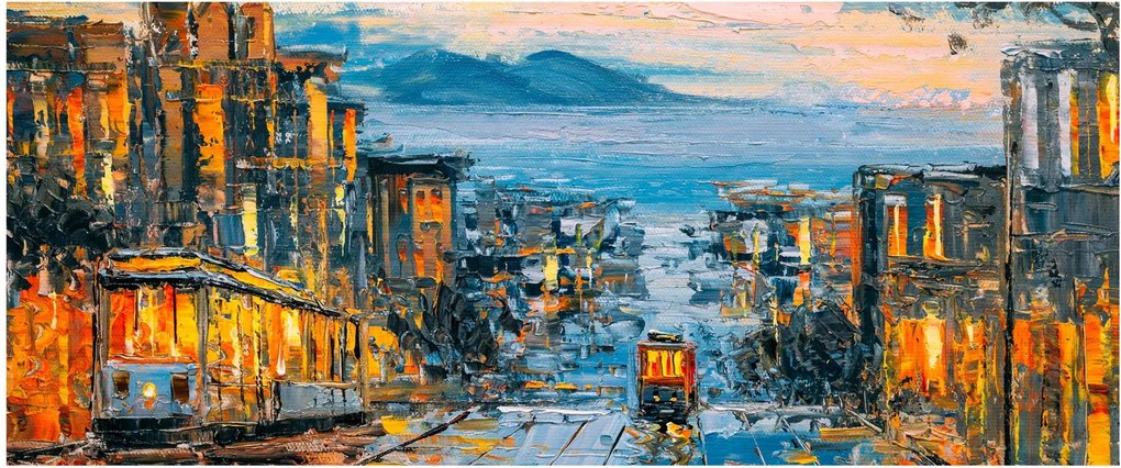 Obrázok - Cable Car, San Francisco (120x50 cm)