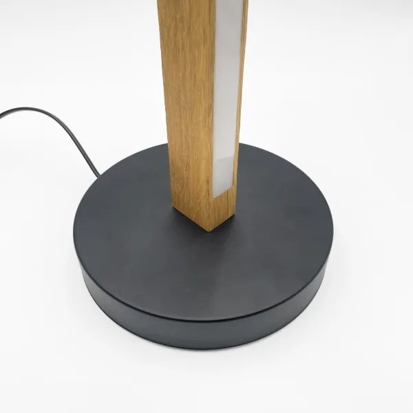 LED stojacia lampa VERDE LED/18W/230V 3000K dub/čierna