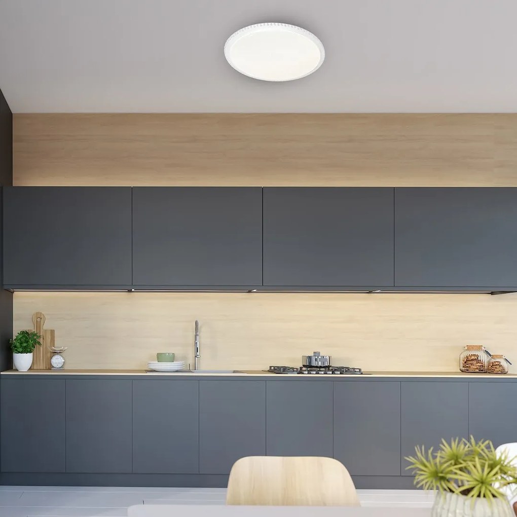 Stropné LED svietidlo Cruz, 1x LED 66w, 3000-6000k, w, s ovládačom
