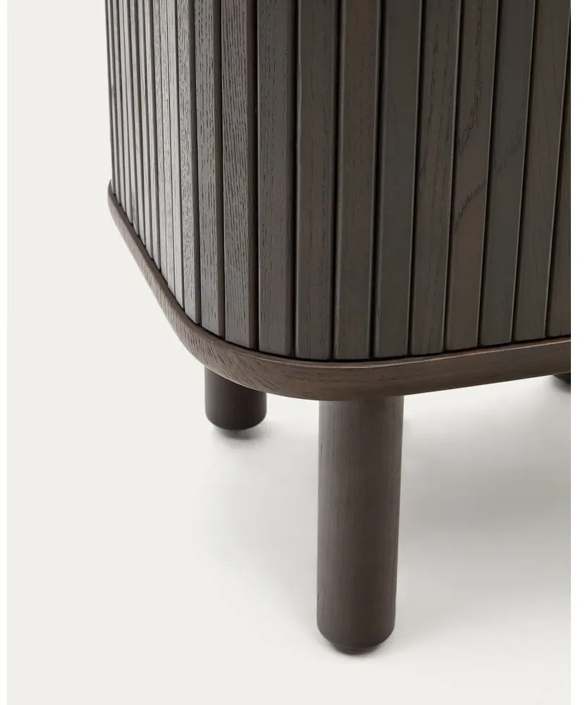 Tmavohnedý nočný stolík Mailen – Kave Home