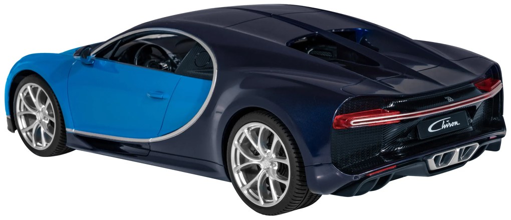 Bugatti Chiron modrý model RASTAR 1:14 Diaľkovo ovládané auto + LED svetlá + diaľkové ovládanie 2,4 GHz