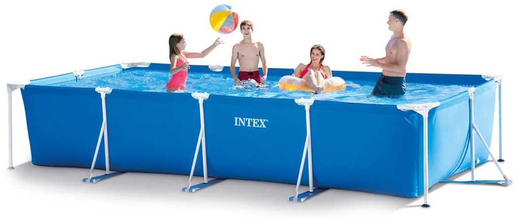 Intex Veľký rámový záhradný bazén obdĺžnikového tvaru 4,5 m x 2,2 m - Intex