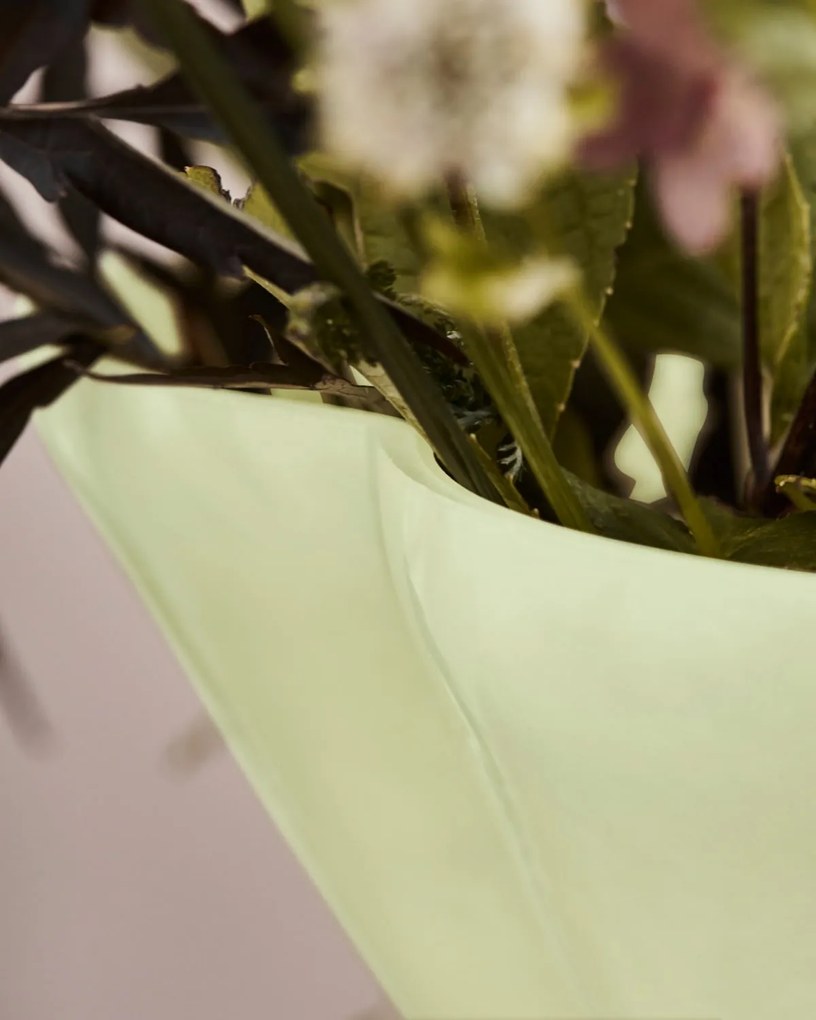 House Doctor Sklenená váza Say / Yellow