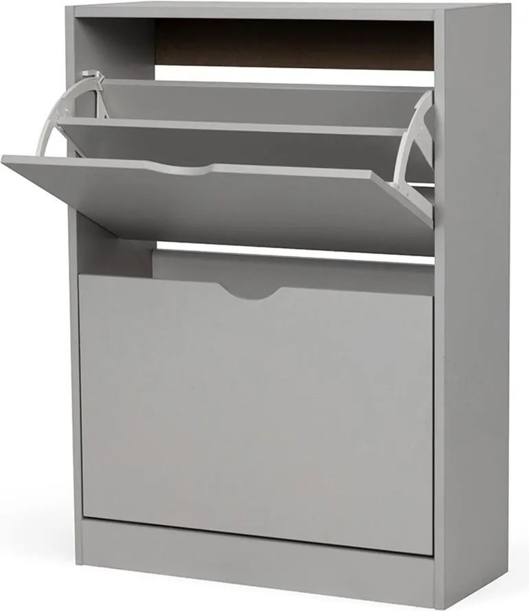 Botník AVENBERG SLIM FLIP 2 sivý