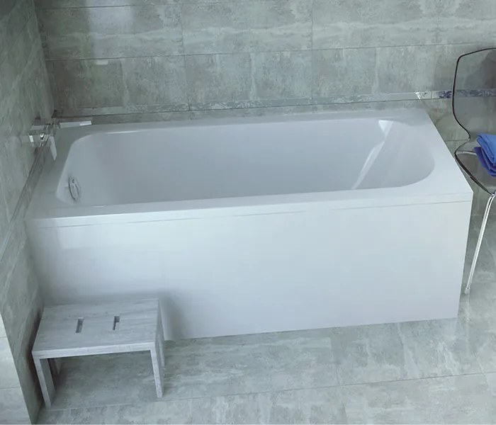 Besco Akrylátová obdĺžniková vaňa Continea 140x70 (150x70) BESCO-Rozmery: 150x70, BESCO-Farba: Biela