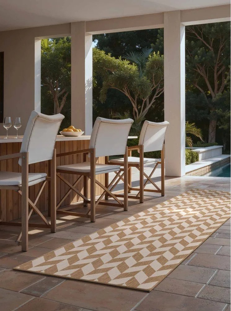 Krémový/v prírodnej farbe vnútorný a vonkajší behúň 80x200 cm Haringey Terrick – Ted Baker