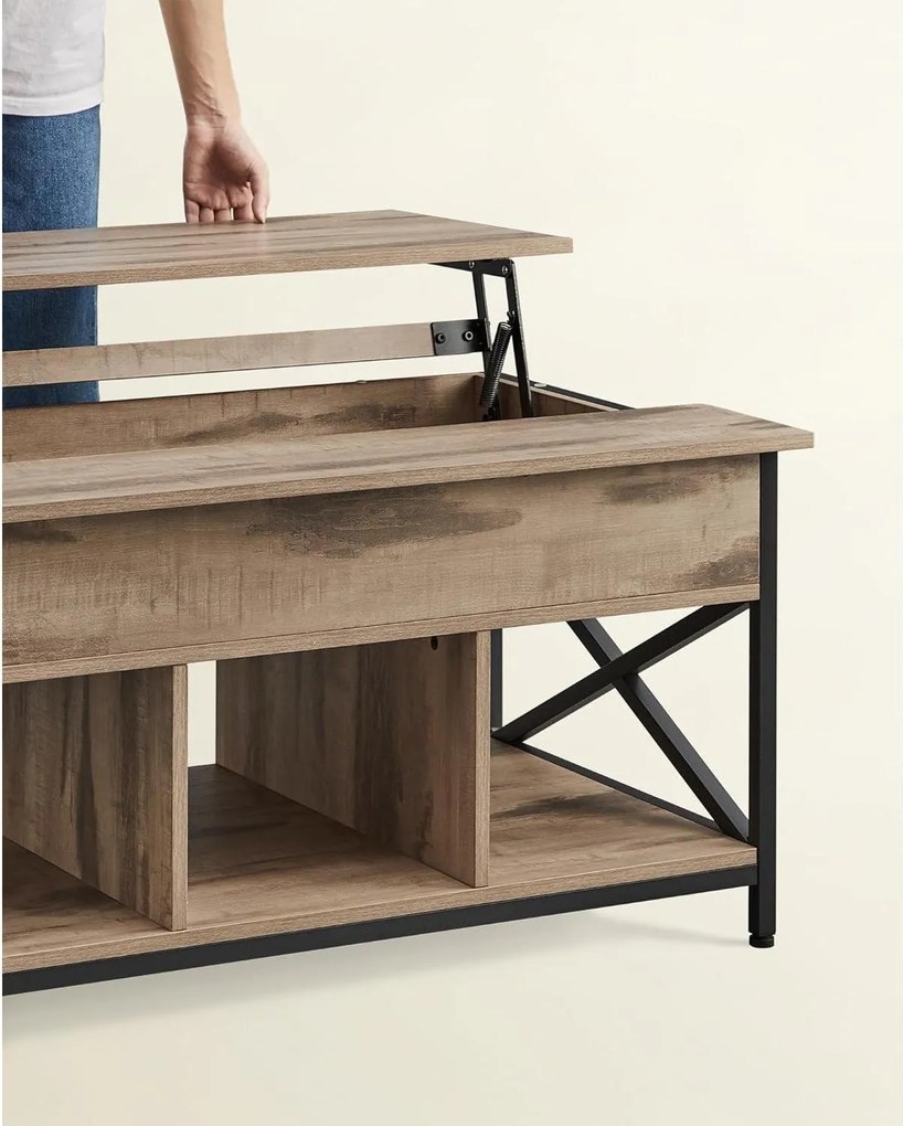 Konferenčný stolík, rozkladací stolík, ťavia hnedá