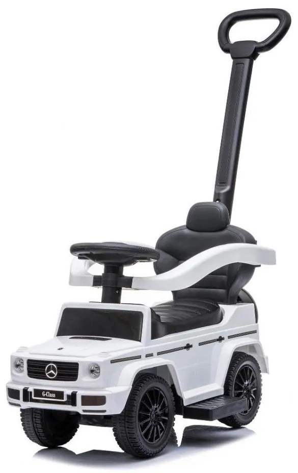 Odrážadlo Mercedes G350d 3v1 2xAA biela/čierna