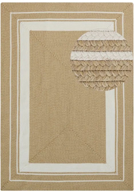 Koberec Hanse Home Braided Trenzado krémový / béžový