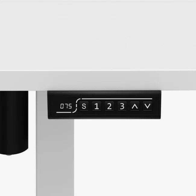 Elektrický výškovo nastaviteľný stôl Mark Adler Leader 6.9 biely