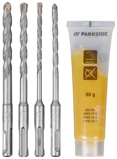Parkside®  Aku vŕtacie kladivo Pabh 20-Li D4 + Smart akumulátor 20 V/4 Ah + Dvojitá nabíjačka na akumulátor 20 V/2x 4,5 A  (800011785)