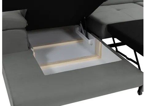 Rohová rozkladacia sedačka v tvare U Torezio Mini, Dostupné poťahy: Soft 066 + Lux 03 ekokoža, Strana: ľavá