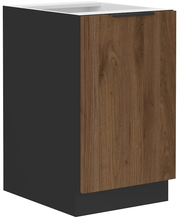 Kuchynská skrinka Monza orech okapi 40d 1f bb