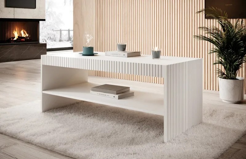 Konferenční stolek Pafos 120 cm bílý