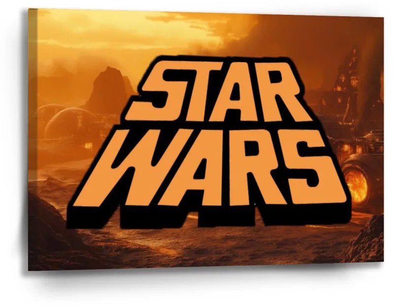 Sablio Obraz Star Wars Lávová planéta - 90x60 cm
