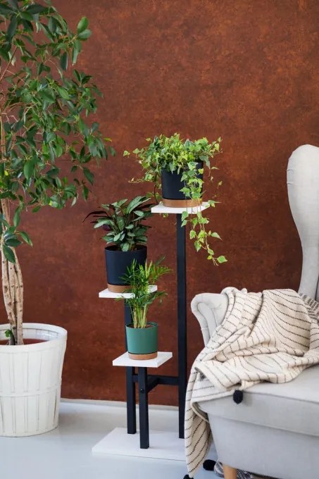 Stojan na kvety PEAK biely