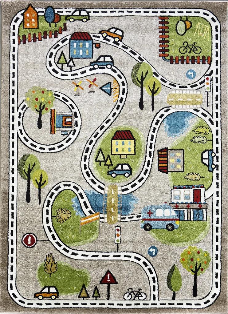 Berfin Dywany Detský koberec Smart Kids 22919 Beige - 120x180 cm