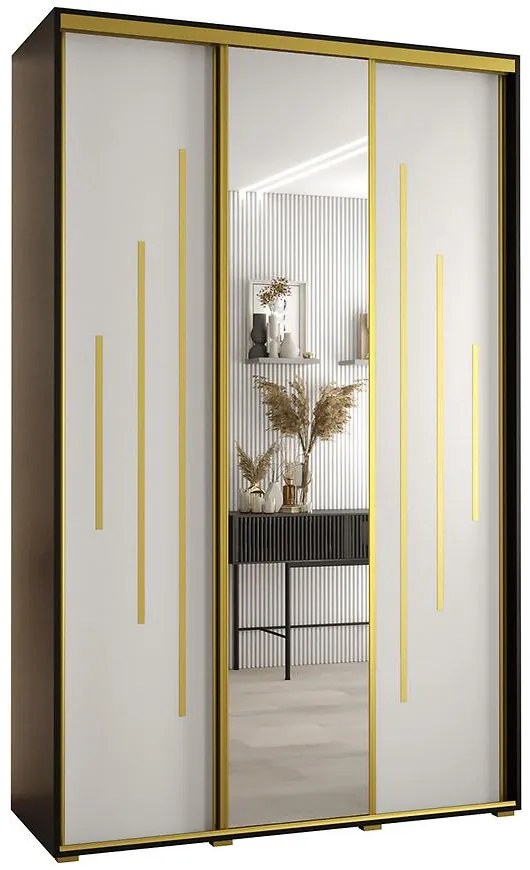 Skriňa 45 Canaris 13 160 čierna/biela/gold