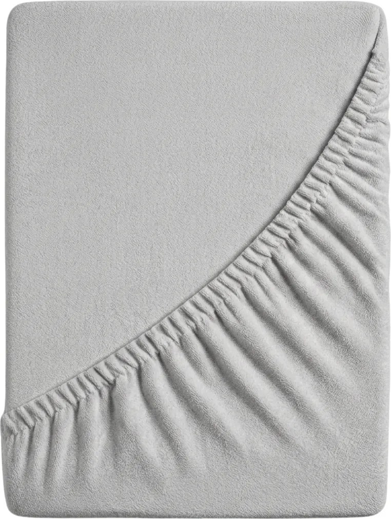 Froté plachta EXCLUSIVE svetlošedá 180x200 cm