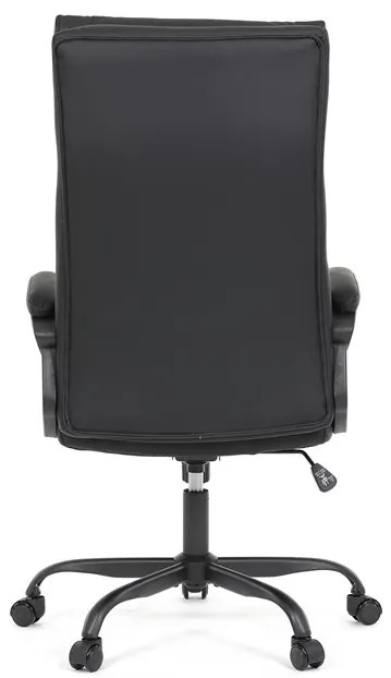 Autronic BONTEC Kancelárske kreslo, hojdací mechanizmus, čierna ekokoža, KA-Y346 BK Farba: Modrá