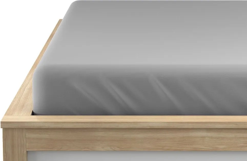 Jersey plachta s lycrou svetlo sivá 180 x 200 cm