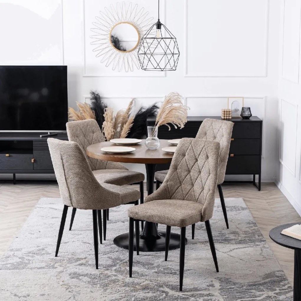 PROXIMA.store - Čalúnená jedálenská stolička CORK 2 FARBA: béžová