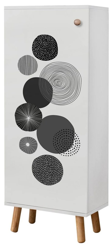 Predsieňová zostava Beside 39 (biela + antracit). Akcia -18%. Vlastná spoľahlivá doprava až k Vám domov. 1094012