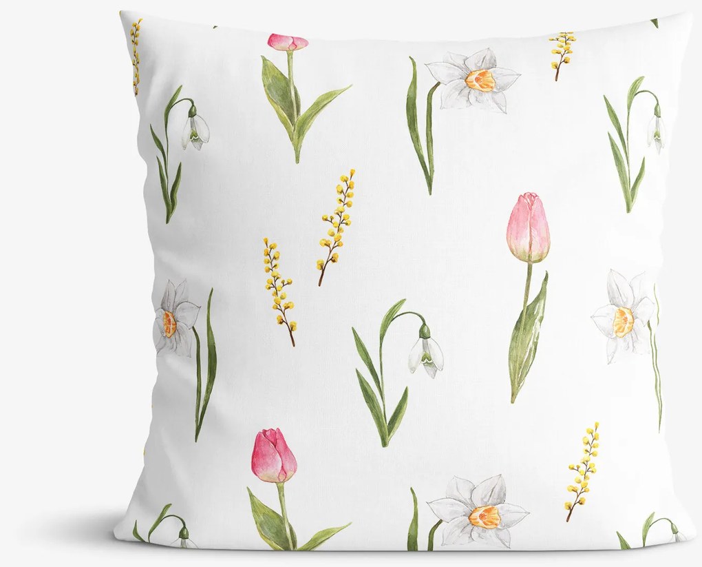 Goldea dekoračná obliečka na vankúš - dotyk jari 40 x 40 cm