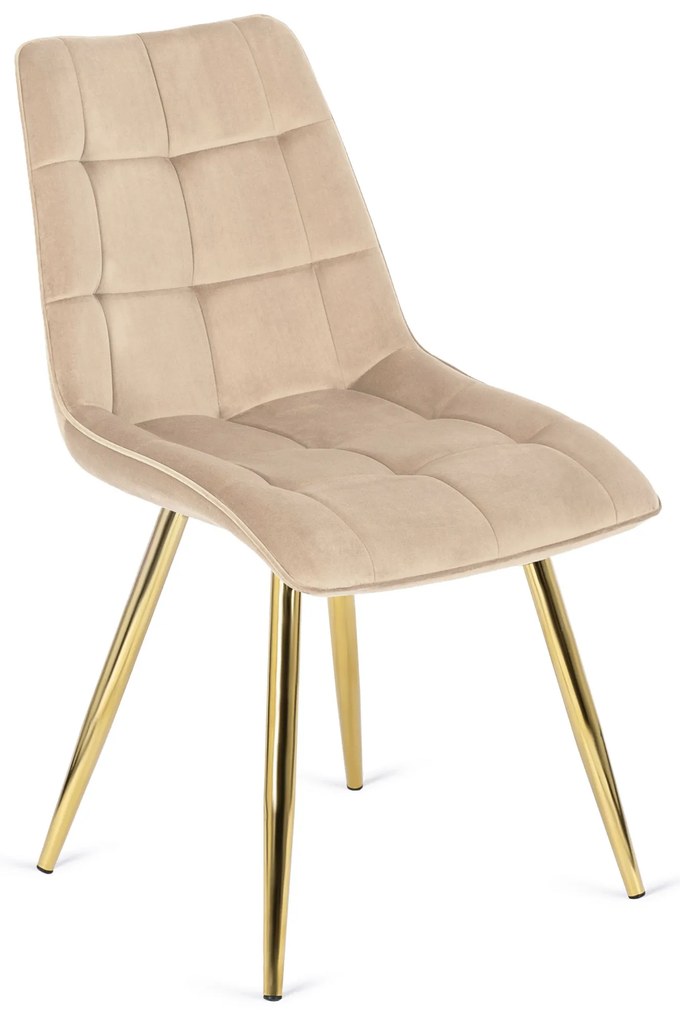 PROXIMA.store - Čalúnená jedálenská stolička CARO FARBA: sivá