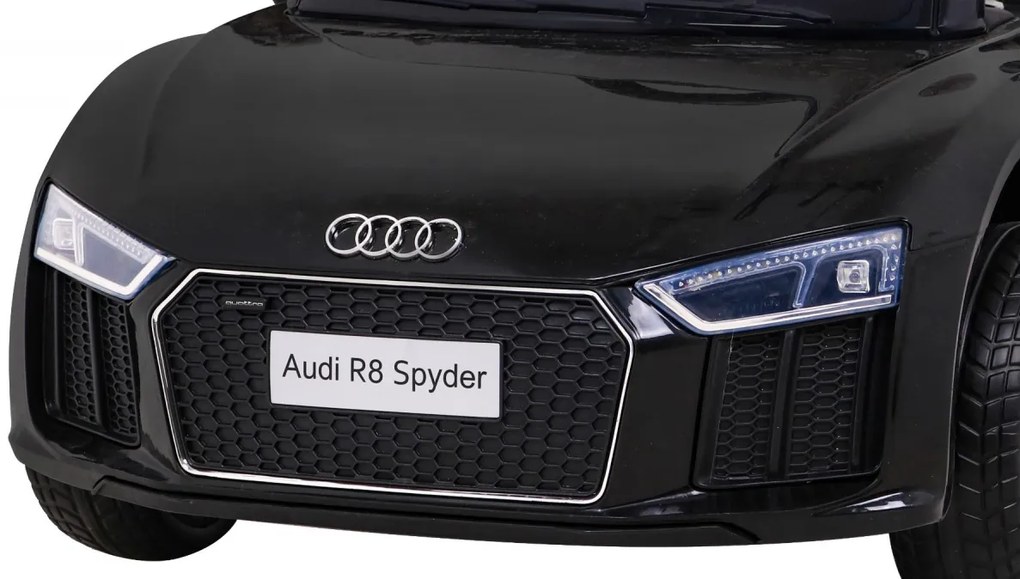 Detský automobil Audi R8 na batérie, čierne